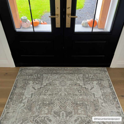 Hera Olive Flat Pile Washable Rug Rugs TriadCommerceInc