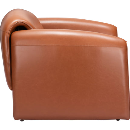 Horten Accent Chair Brown Chairs TriadCommerceInc