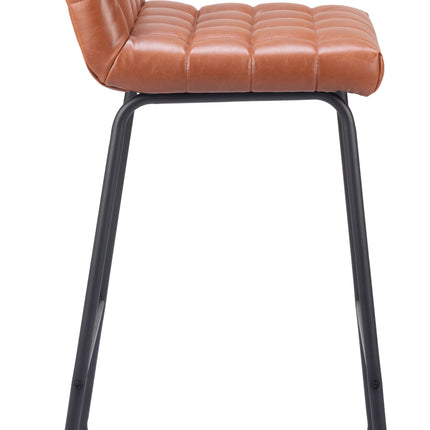 Pago Barstool (Set of 2) Brown Barstools TriadCommerceInc