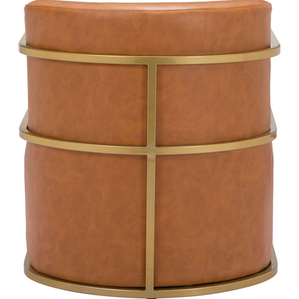 Xander Accent Chair Brown Chairs TriadCommerceInc