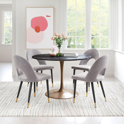 Menlo Dining Chair (Set of 2) Gray Chairs TriadCommerceInc