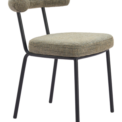 Kede Dining Chair (Set of 2) Green Tweed Chairs TriadCommerceInc Default Title