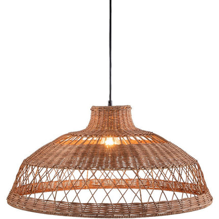 Gregoria Cottage Dark Brown Pendant Light Home Decor > Lighting > Ceiling Lights > Pendant Lights TriadCommerceInc 20"L x 20"W x 59"H