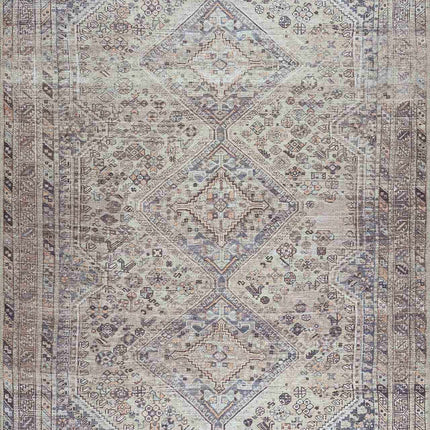 Barny Tan Flat Pile Washable Rug Rugs TriadCommerceInc