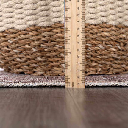 Barny Tan Flat Pile Washable Rug Rugs TriadCommerceInc