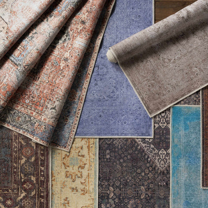 Kittrell Vintage Flat Pile Washable Rug - Clearance Rugs TriadCommerceInc