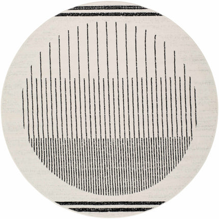Angus Black&White Geometric Area Rug Rugs TriadCommerceInc