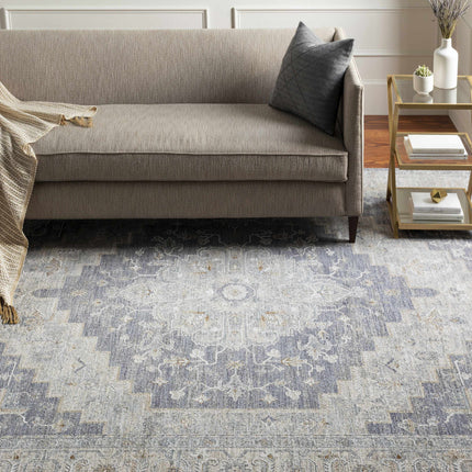 Sema Blue Medallion Rug - Clearance Rugs TriadCommerceInc