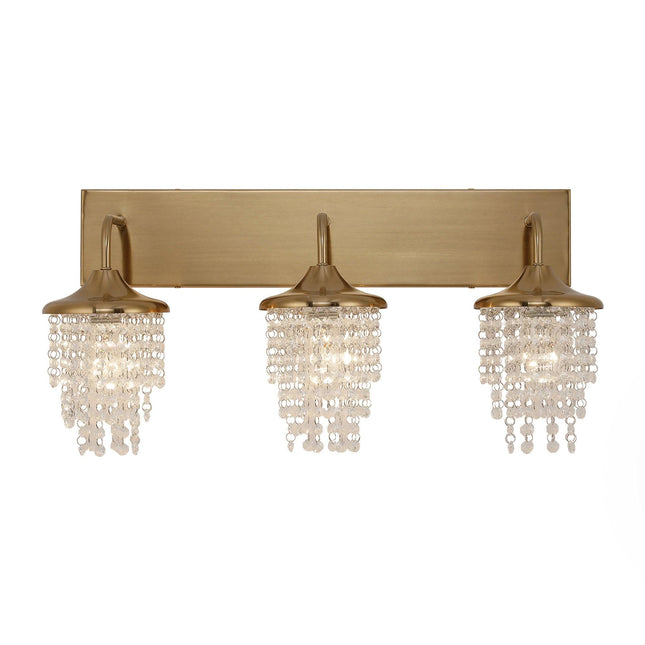Modern 3-Light Golden Wall Light Home Decor > Lighting > Wall Lighting > Wall Sconces TriadCommerceInc Golden