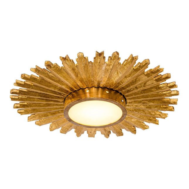 Sunburst LED Flush Mount Ceiling Light Home Decor > Lighting > Ceiling Lights TriadCommerceInc Golden