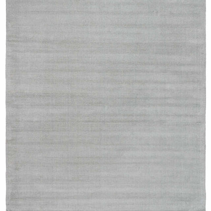 Brockton Solid Wool Area Light Gray Rug Rugs TriadCommerceInc 12' x 15' Rectangle