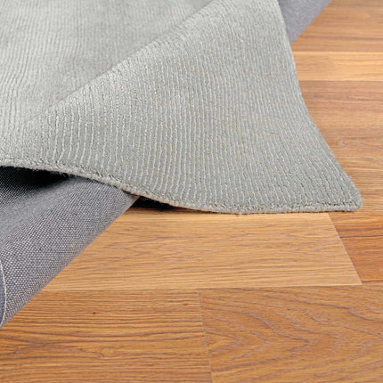 Brockton Solid Wool Area Light Gray Rug Rugs TriadCommerceInc
