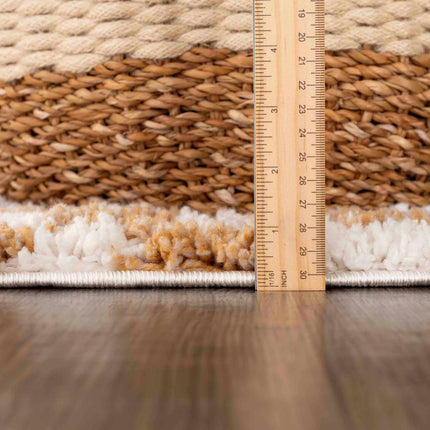 Kieu Mustard & Ivory Checkered Area Rug Rugs TriadCommerceInc