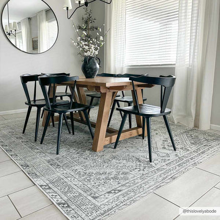 Barny Sage Flat Pile Washable Rug Rugs TriadCommerceInc