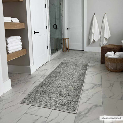 Barny Sage Flat Pile Washable Rug Rugs TriadCommerceInc