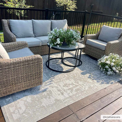 Beige Kilmacolm Outdoor Rug Rugs TriadCommerceInc