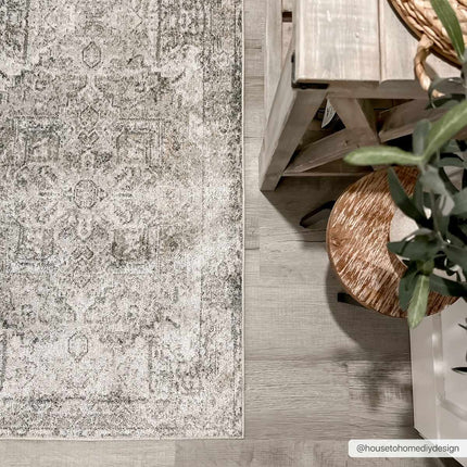 Hera Olive Flat Pile Washable Rug Rugs TriadCommerceInc
