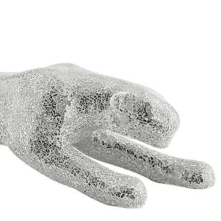 Boli Panther Sculpture // Glass and Chrome Sculpture TriadCommerceInc