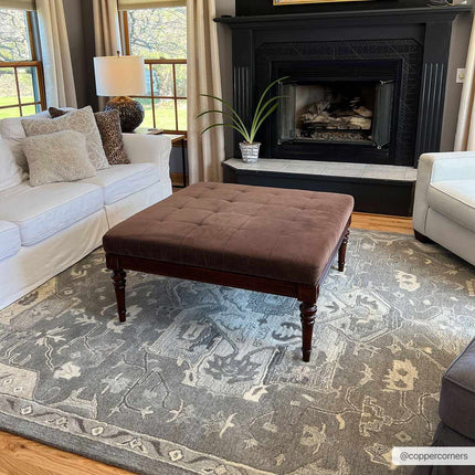 Broomfield 1196 Hand Tufted Taupe Wool Rug Rugs TriadCommerceInc