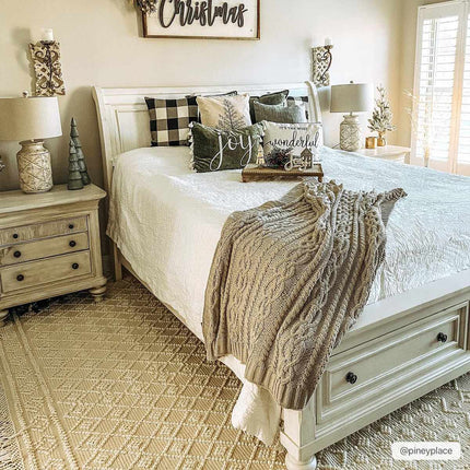 Brothers Beige Wool&Cotton Rug - Clearance Rugs TriadCommerceInc