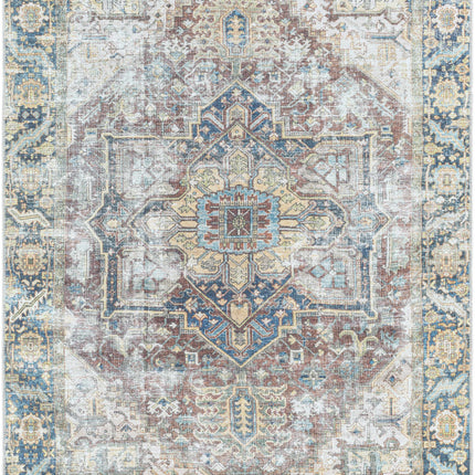 Blue Catigpian Distressed Washable Area Rug - Clearance Rugs TriadCommerceInc
