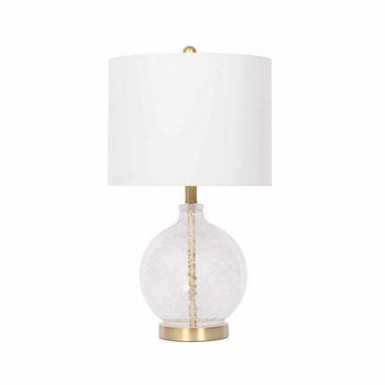 Ciel Contemporary Glass Textured Table Lamp Home Decor > Lighting > Lamp > Table Lamps TriadCommerceInc
