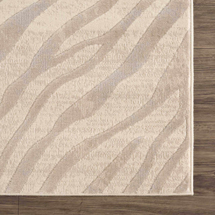 Beige Manteca Zebra Print Area Rug Rugs TriadCommerceInc