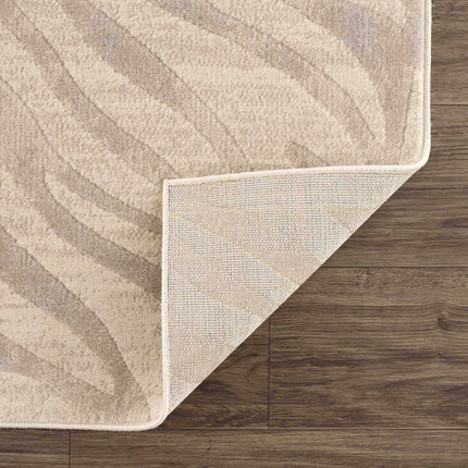 Beige Manteca Zebra Print Area Rug Rugs TriadCommerceInc