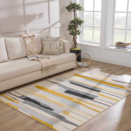 Southfields Mustard Area Rug Rugs TriadCommerceInc