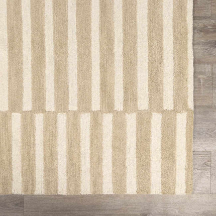 Idaho Broken-Striped Beige Area Rug | Our PNW Home X Livabliss Rugs TriadCommerceInc