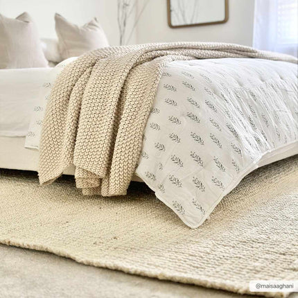 Calla Jute Beige Area Rug - Livabliss x Becki Owens Rugs TriadCommerceInc