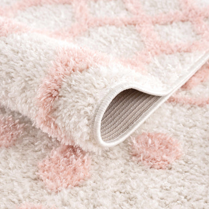 Darva Pink Plush Area Carpet Rugs TriadCommerceInc