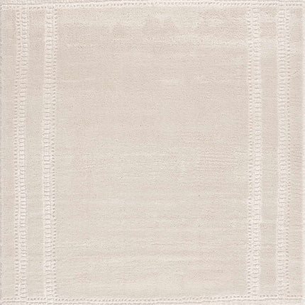 Ryuu Ivory Carved Area Rug Rugs TriadCommerceInc