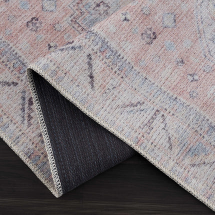 Morcott Peach Washable Area Rug Rugs TriadCommerceInc
