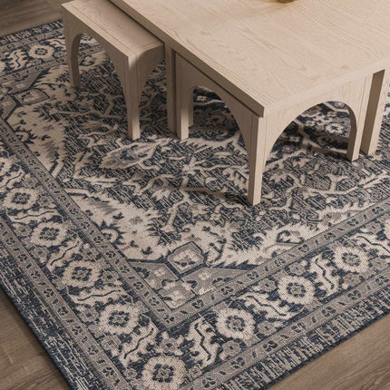 Etoile Navy Blue Performance Rug Rugs TriadCommerceInc
