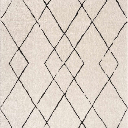 Keone Black & White Area Rug Rugs TriadCommerceInc