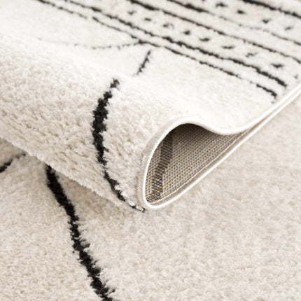 Keone Black & White Area Rug Rugs TriadCommerceInc