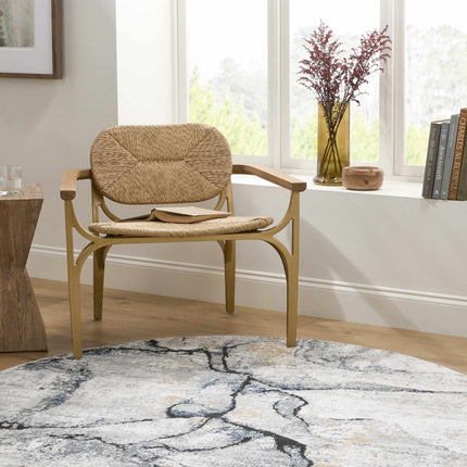 Fremantle Gray Marble Rug Rugs TriadCommerceInc