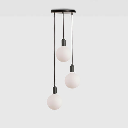 Triple Pendant Light in Graphite + Sphere IV Home Decor > Lighting > Ceiling Lights > Pendant Lights TriadCommerceInc