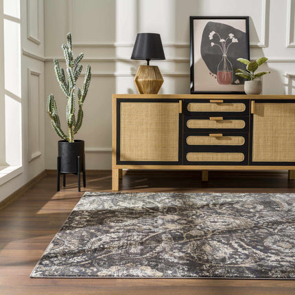 Georgiana Charcoal Area Rug Rugs TriadCommerceInc