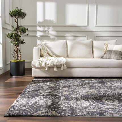 Georgiana Charcoal Area Rug Rugs TriadCommerceInc