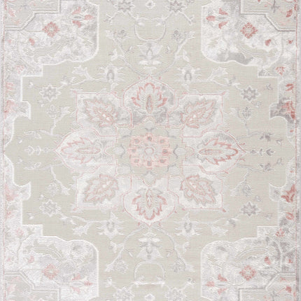 Calum Pink Floral Thick Area Rug - Clearance Rugs TriadCommerceInc