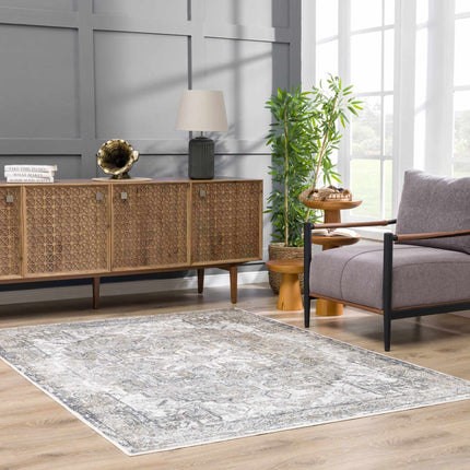 Hera Olive Flat Pile Washable Rug Rugs TriadCommerceInc