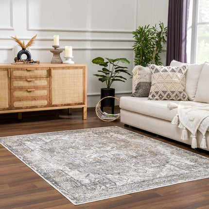 Hera Olive Flat Pile Washable Rug Rugs TriadCommerceInc