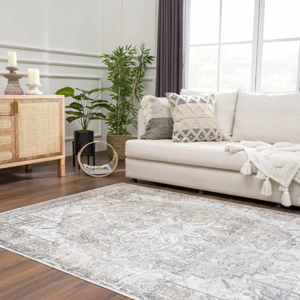Hera Olive Flat Pile Washable Rug Rugs TriadCommerceInc