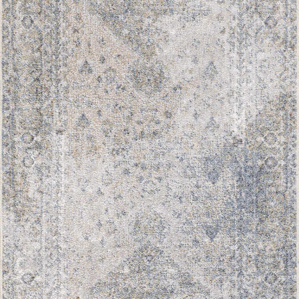 Gael Blue Flat Pile Washable Rug Rugs TriadCommerceInc 2'7" x 7'3" Runner