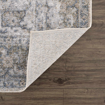 Gael Blue Flat Pile Washable Rug Rugs TriadCommerceInc