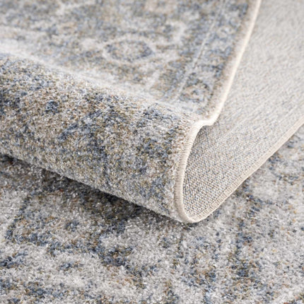 Gael Blue Flat Pile Washable Rug Rugs TriadCommerceInc