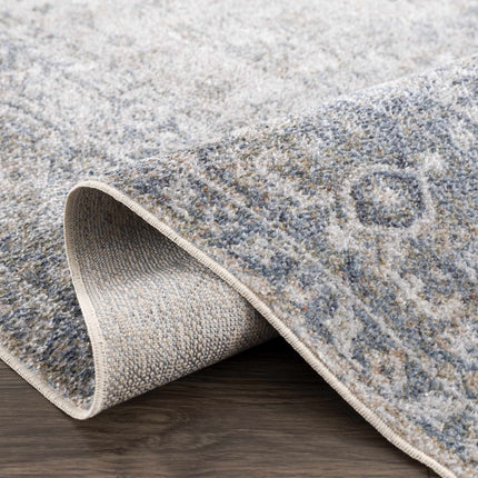 Gael Blue Flat Pile Washable Rug Rugs TriadCommerceInc
