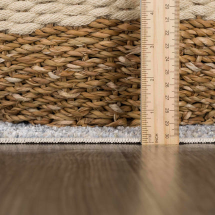 Gael Blue Flat Pile Washable Rug Rugs TriadCommerceInc